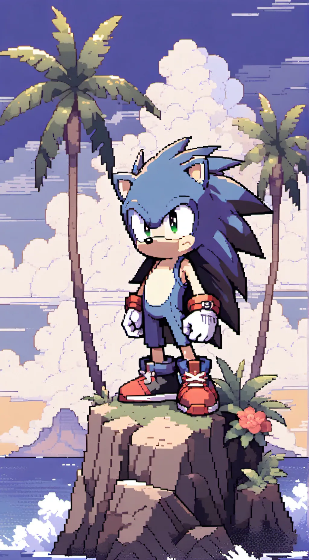 ai character: Sonic crew!  background