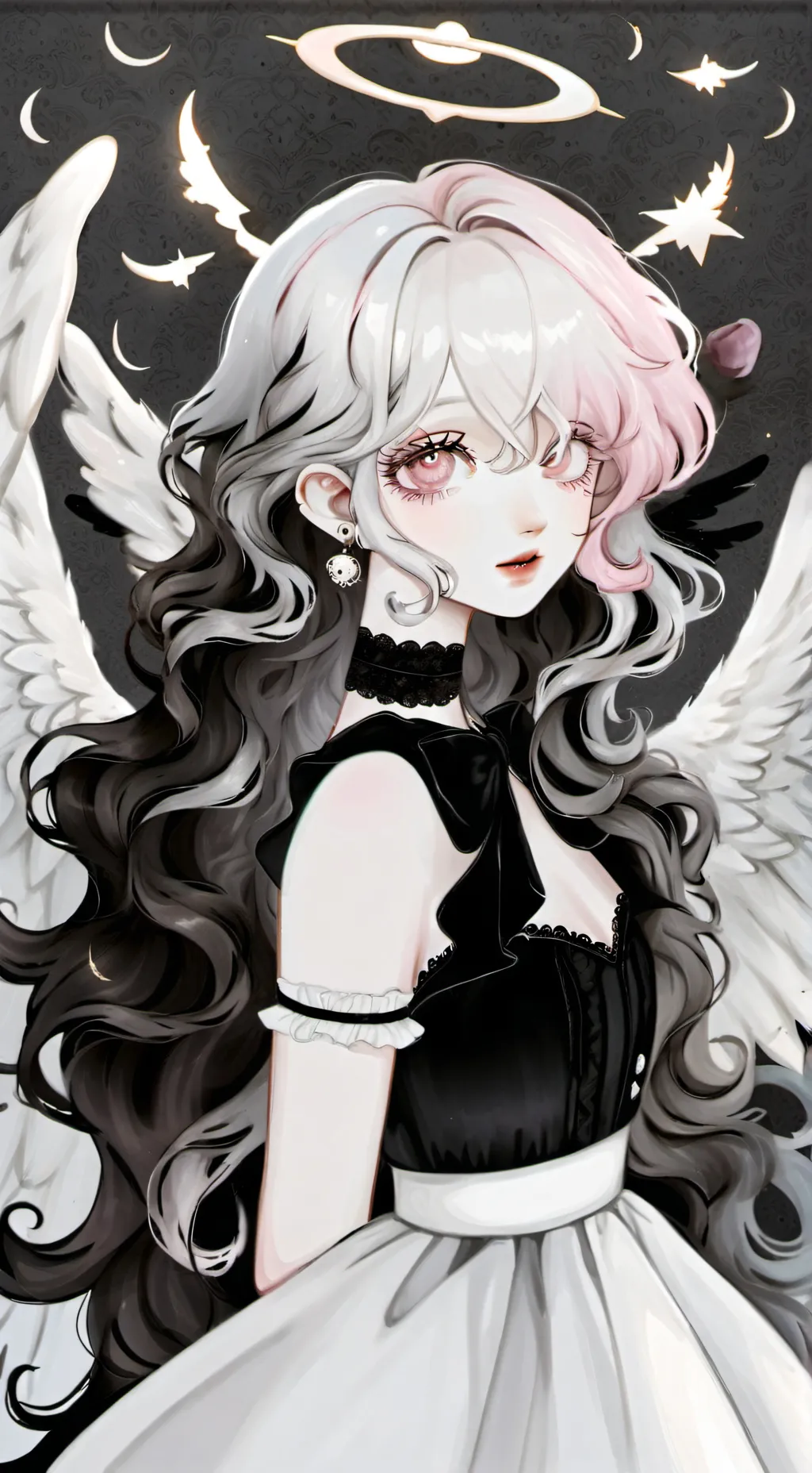 ai character: Luna background