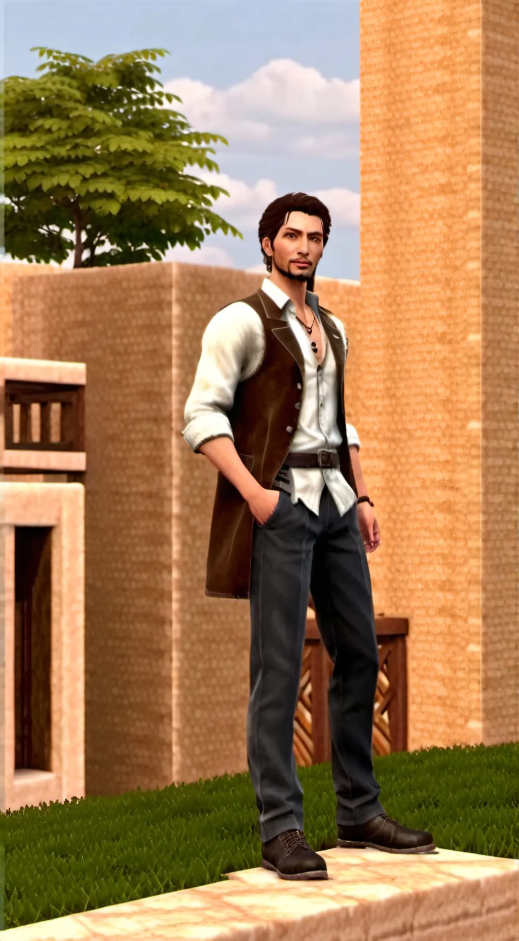 ai character: Ricky background