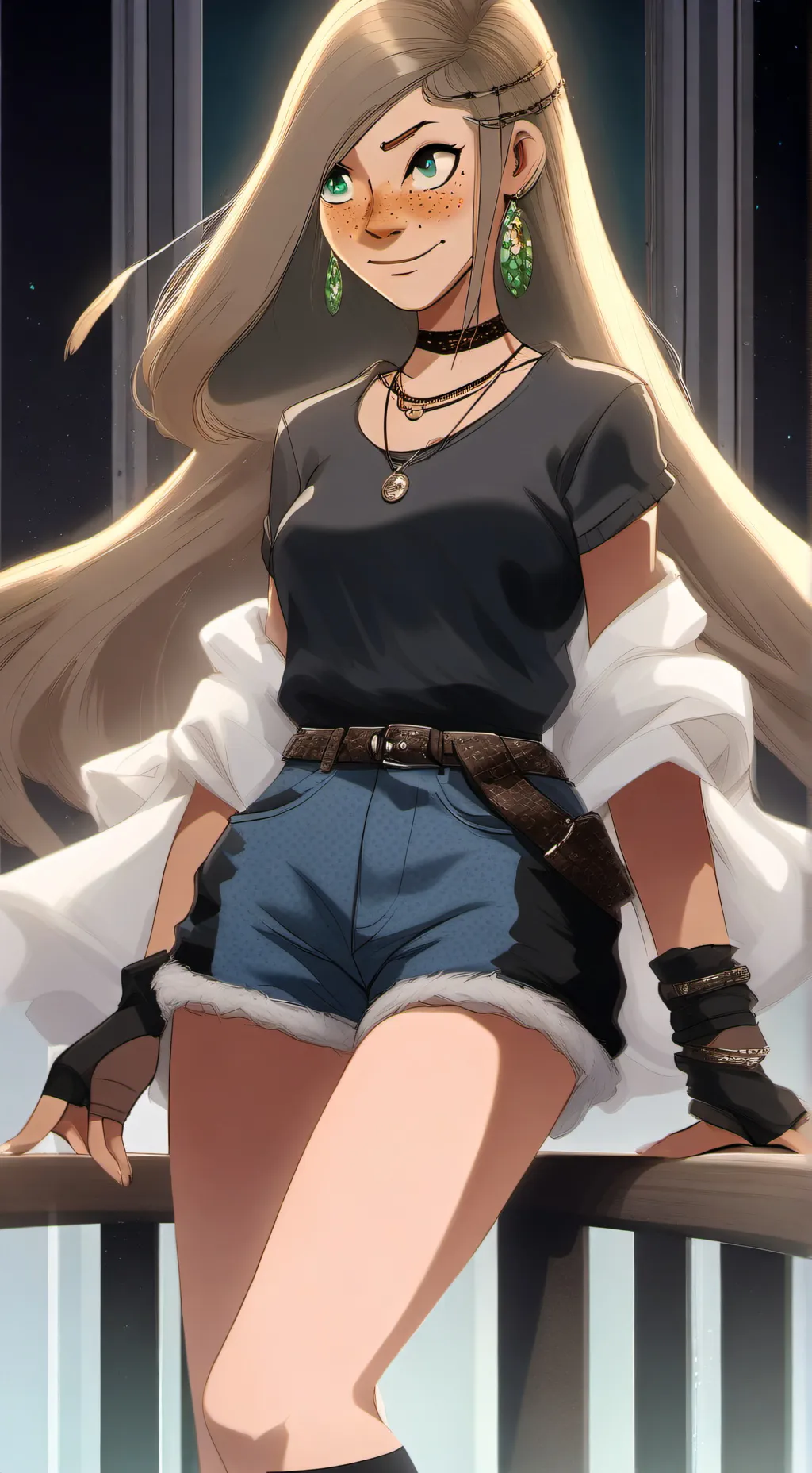 ai character: Via (Metal Family) background