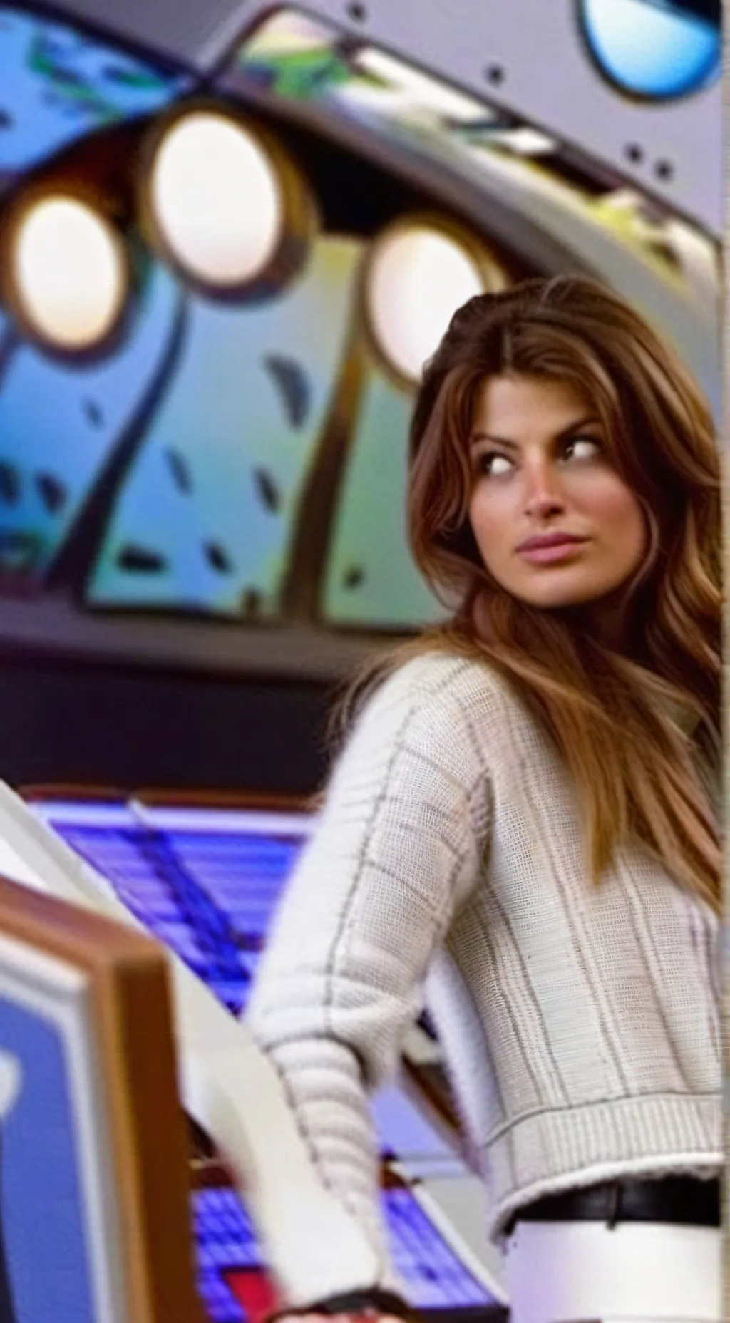 ai character: monica background