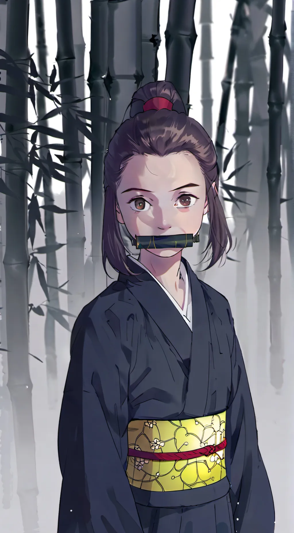 ai character: Tia (Kny Version) background