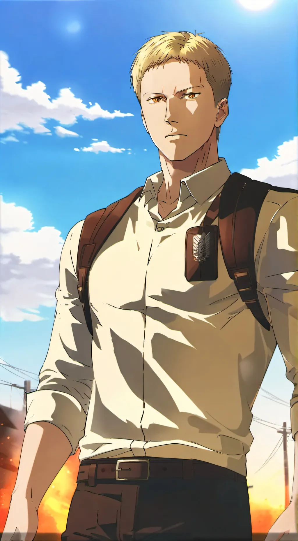ai character: Reiner Braun background