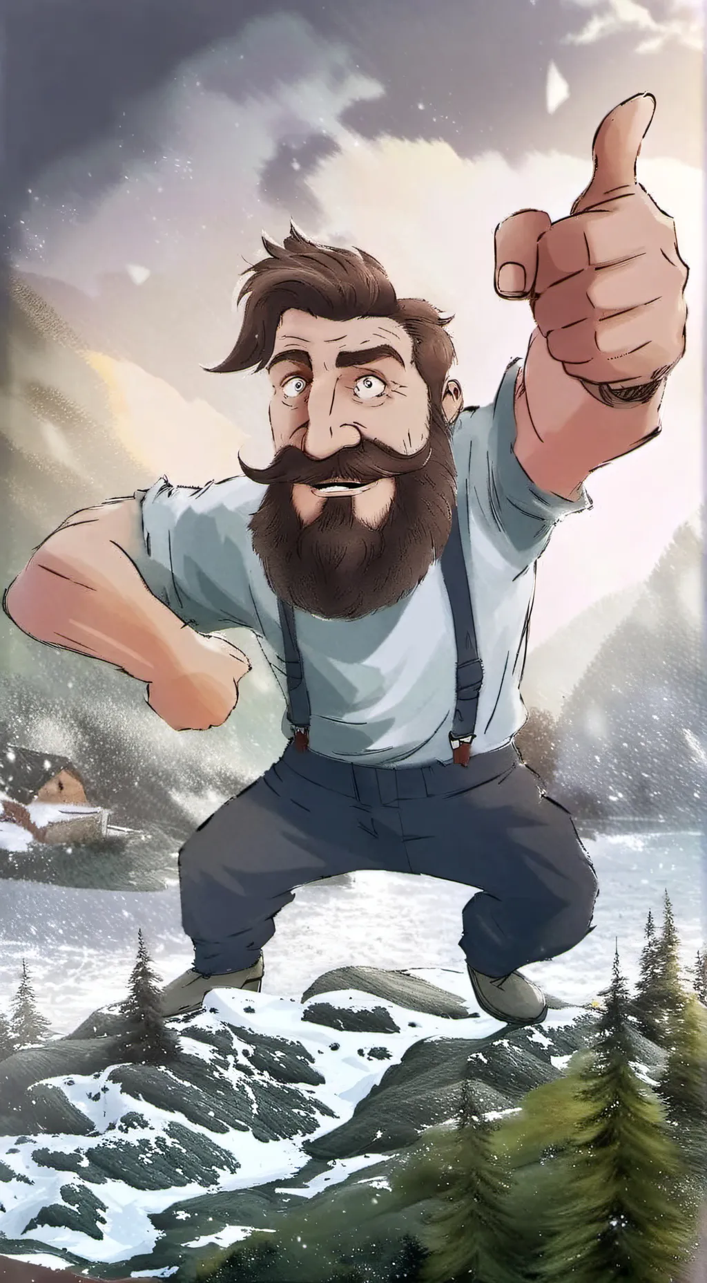 ai character: уσυ background