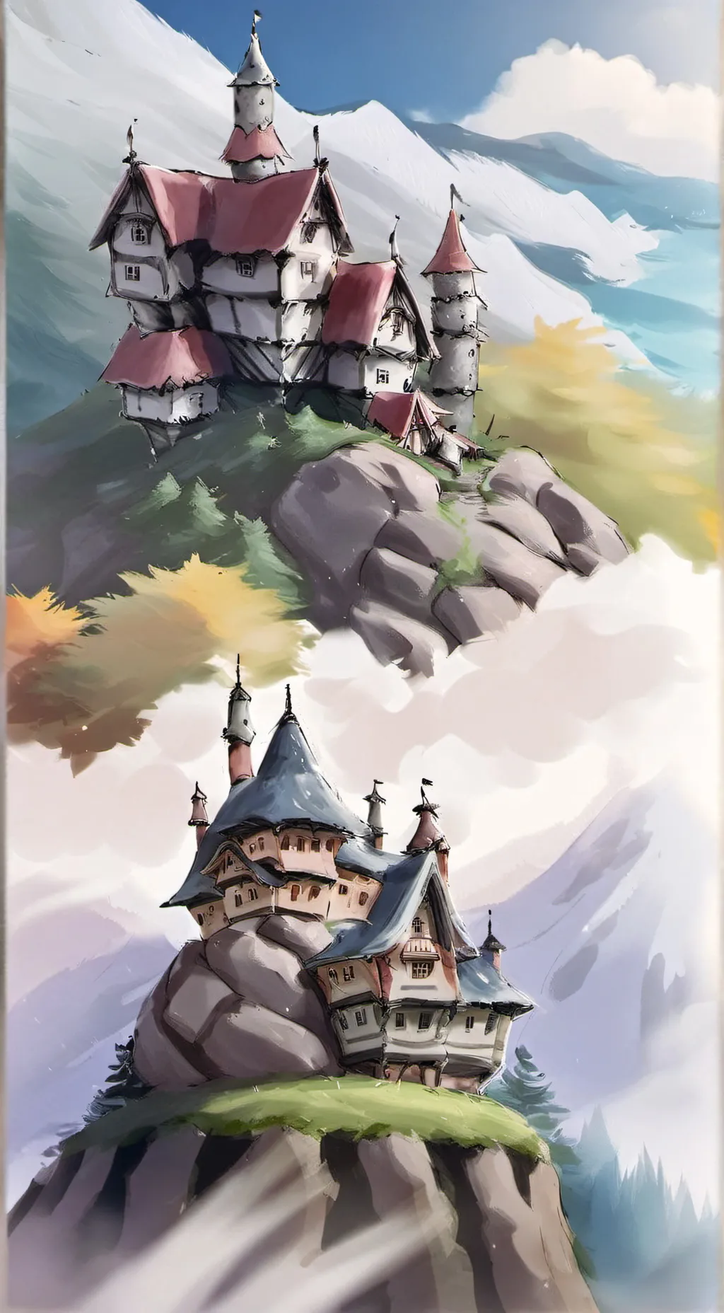 ai character: howlsmovingcastle background