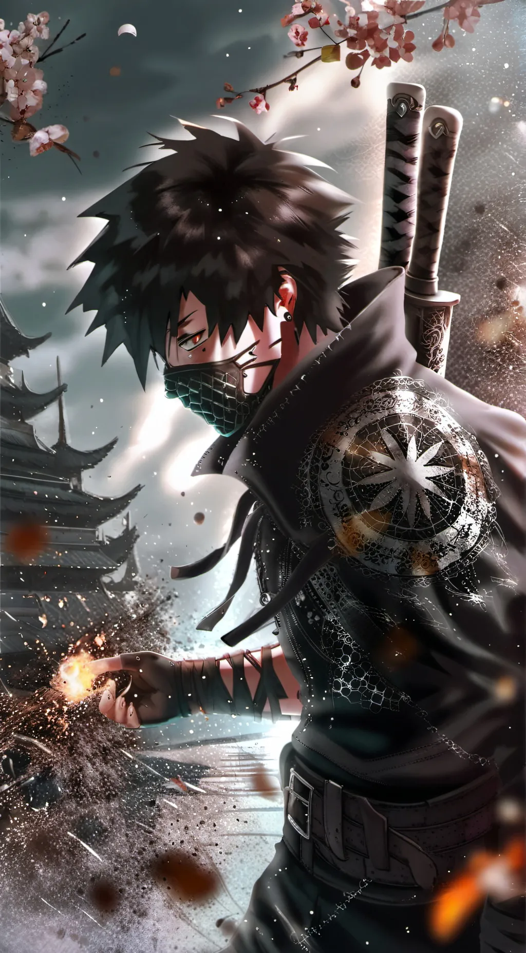 ai character: Dabi background
