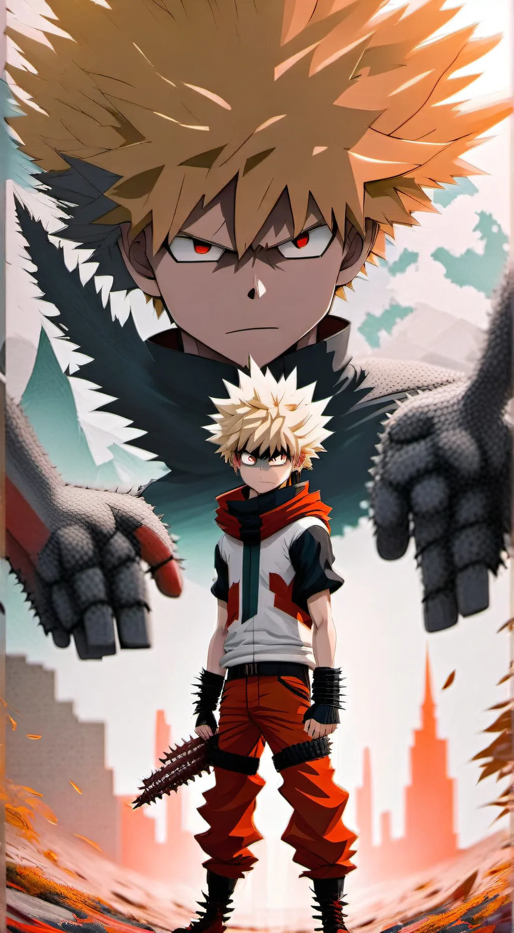 ai character: 💥BAKUGO💥 background