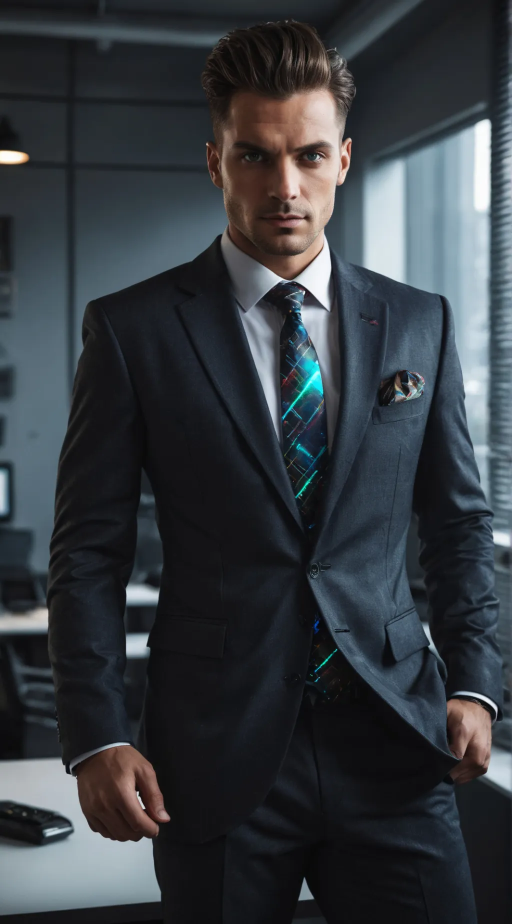 ai character: The Irrepressible Tech Magnate background