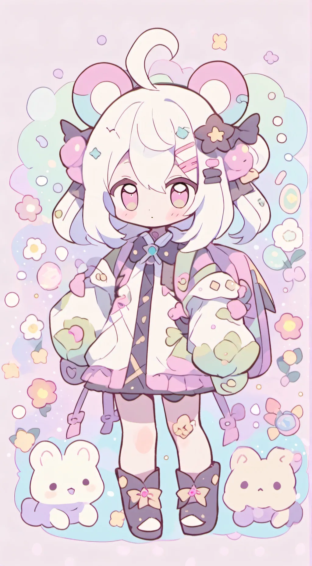 ai character: Future kid background