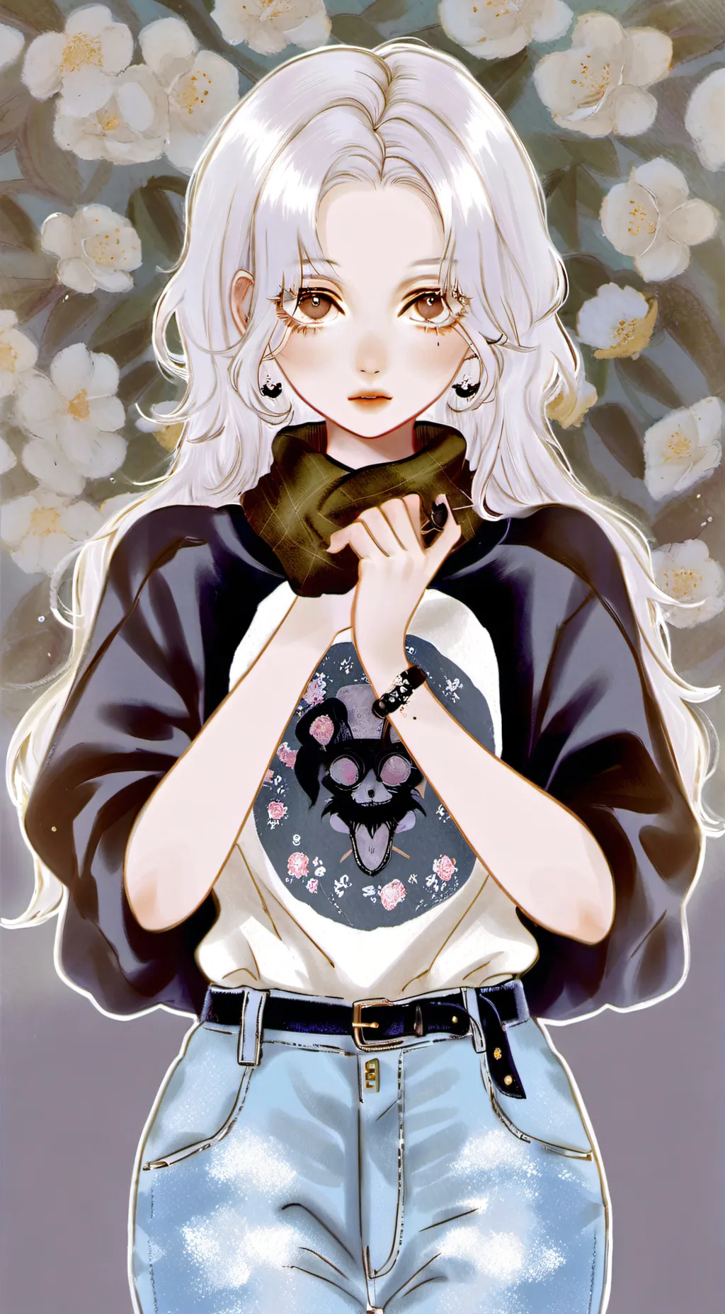 ai character: Lucky background