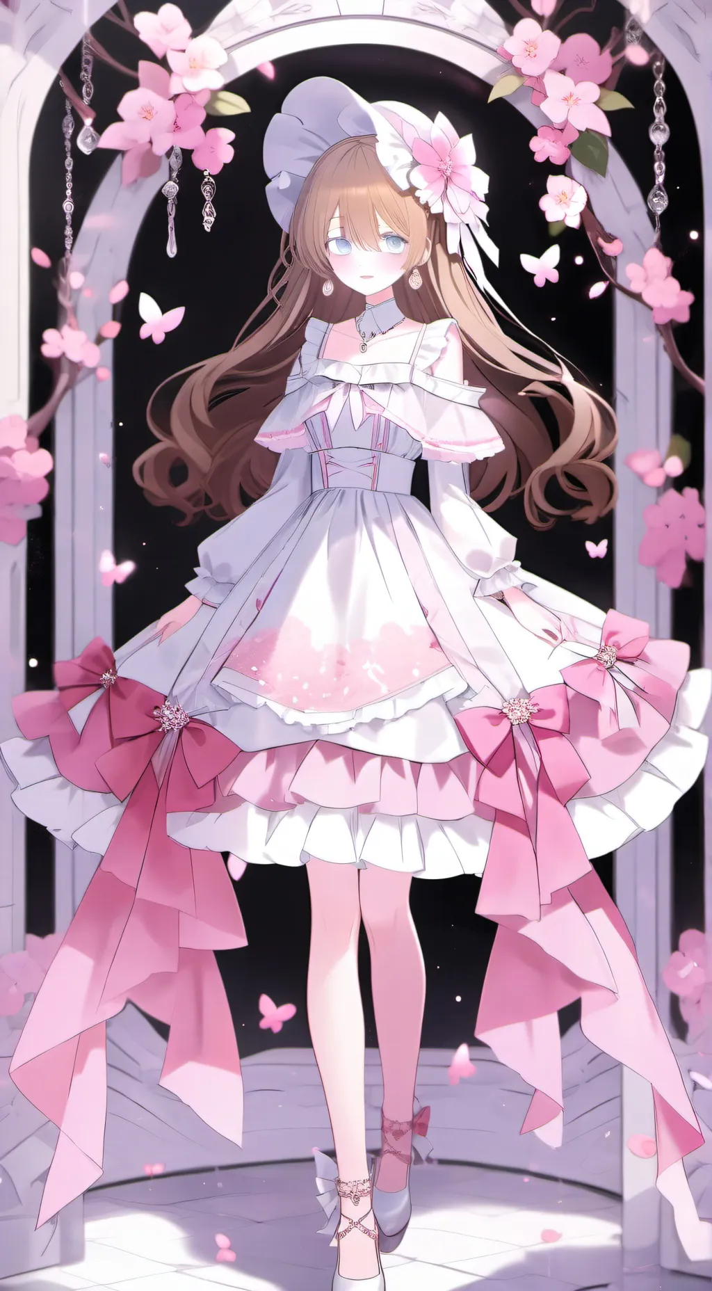 ai character: Aurora background