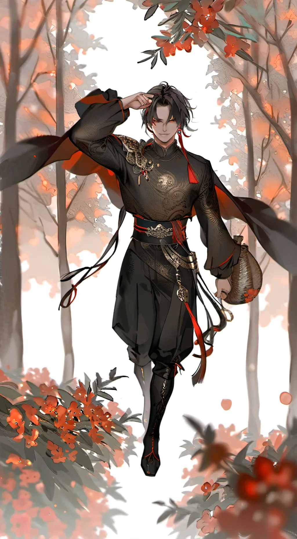 ai character:  🍀???🍀 background
