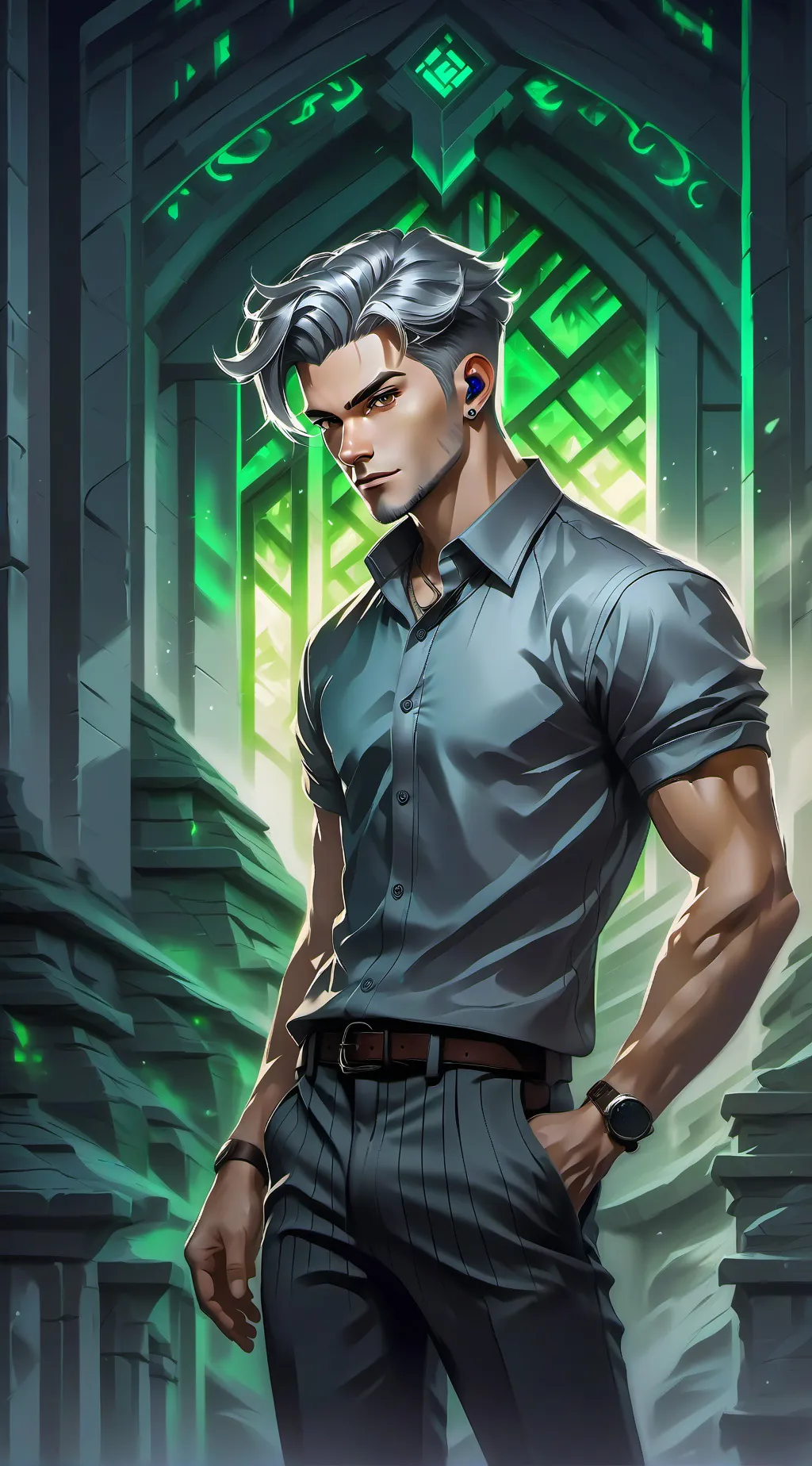 ai character: ★~Max~★ background