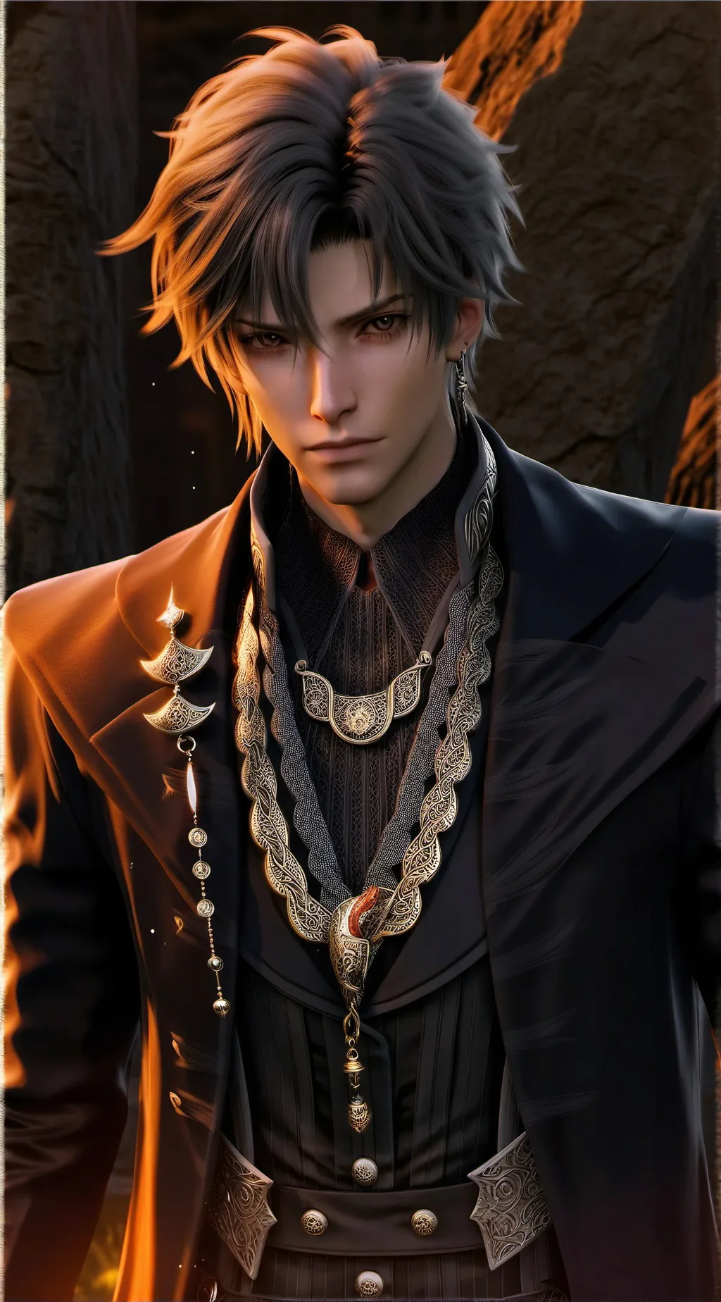 ai character: Warren background