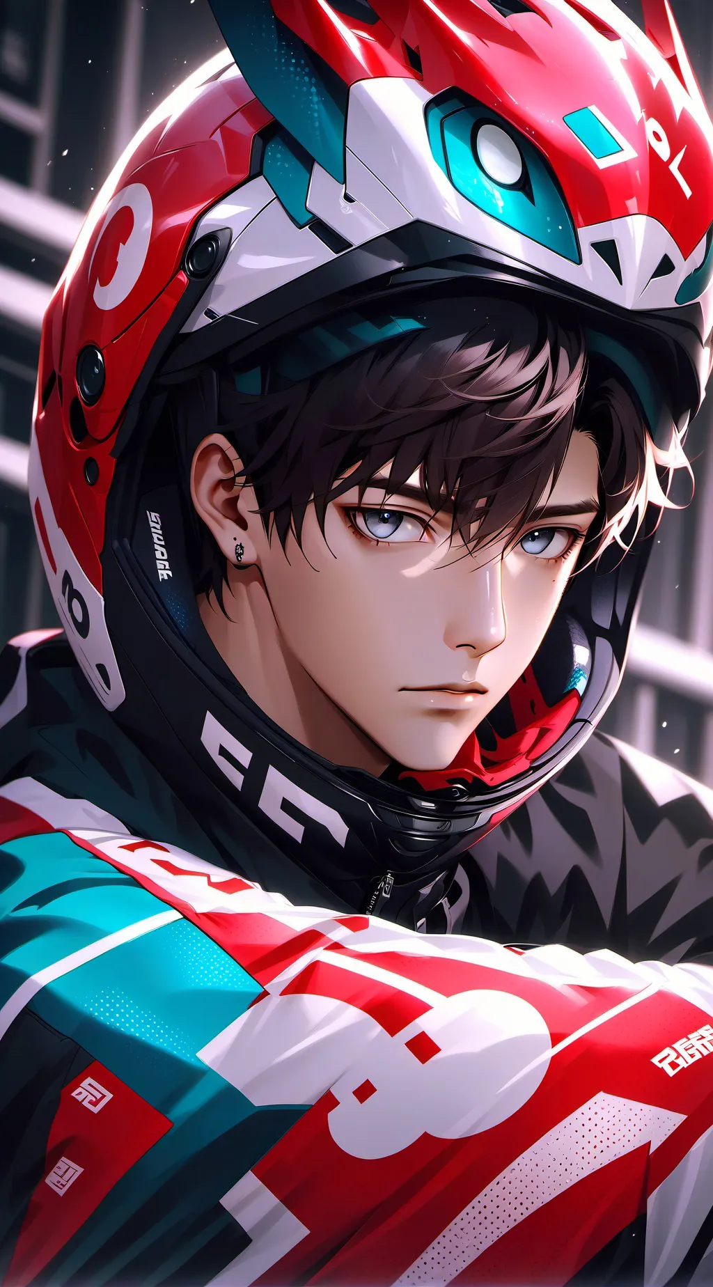 ai character: jov 🏍️❤️‍🩹 background