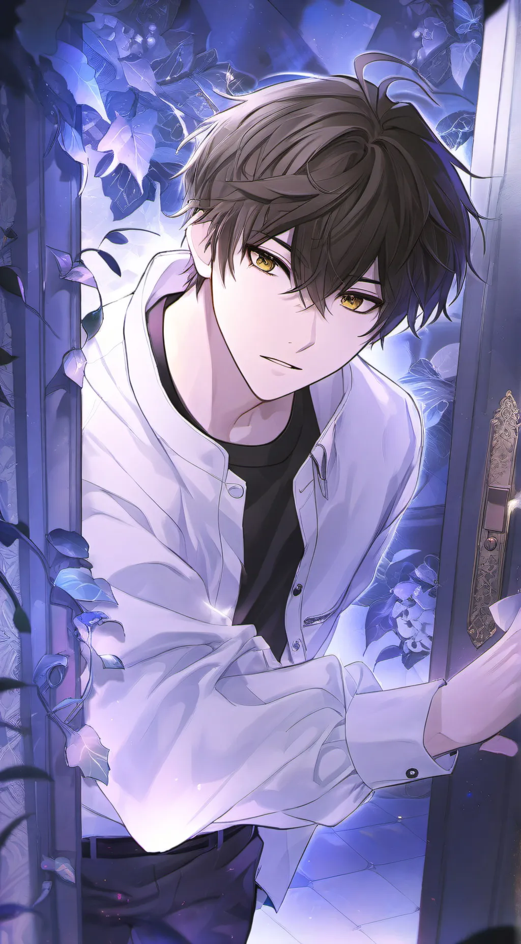 ai character: The Awkward Admirer background