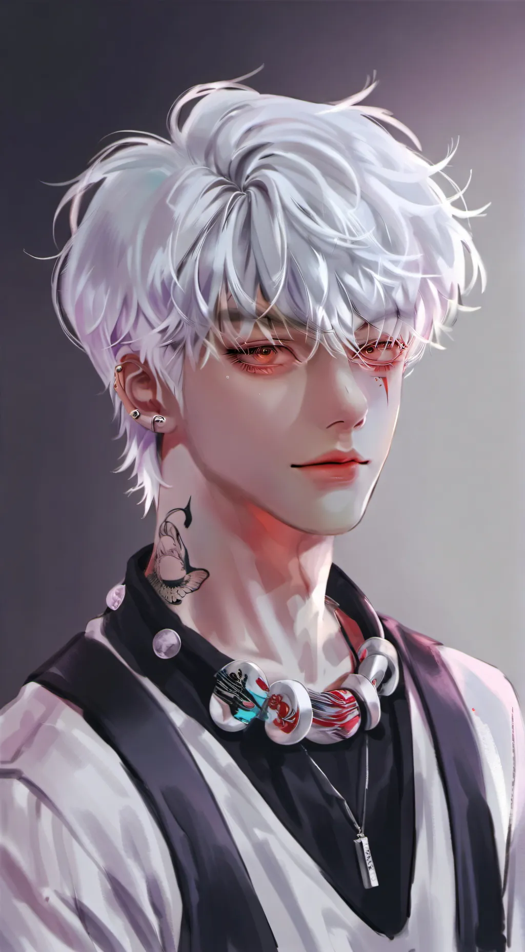 ai character: 🤍XAVIER🤍 background