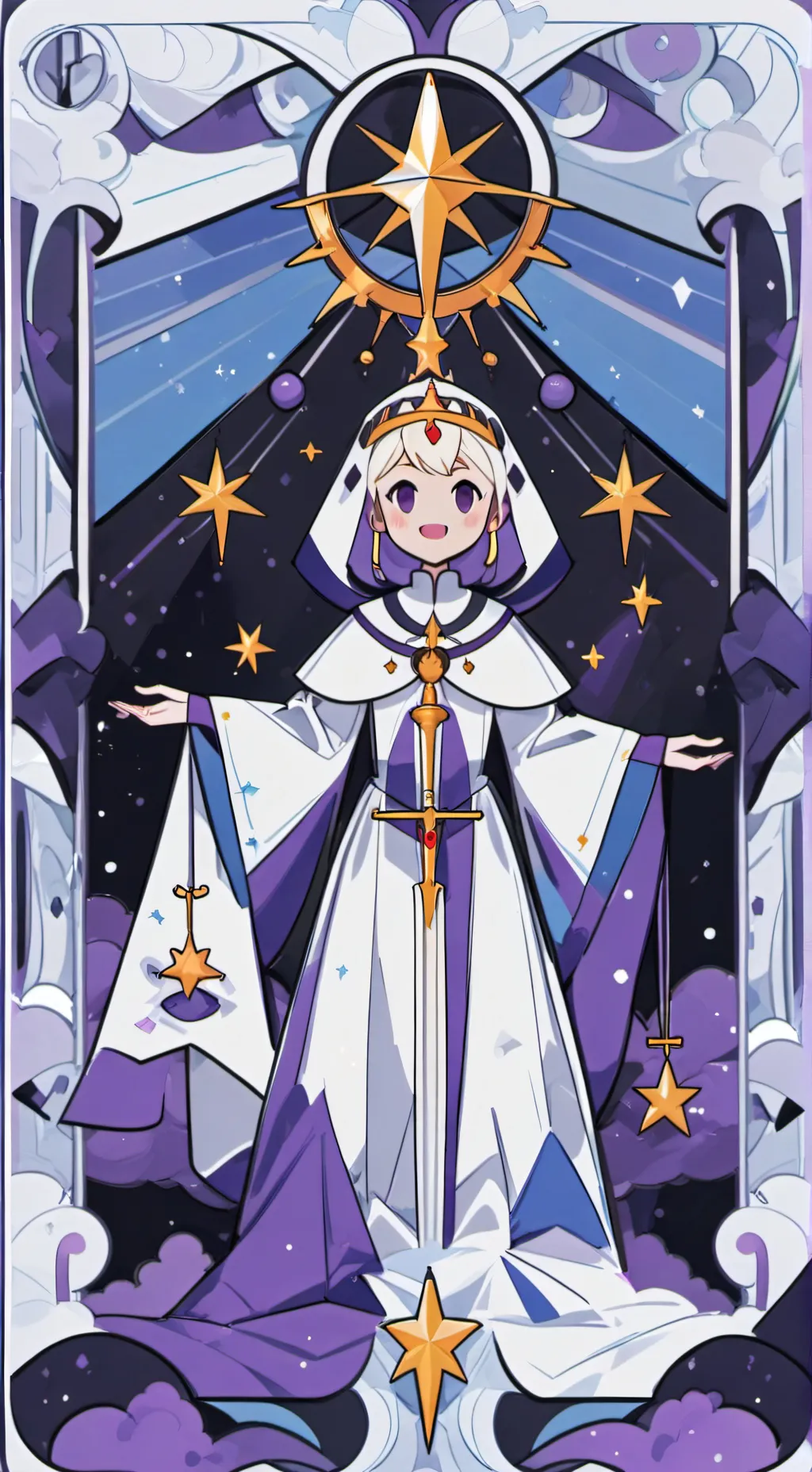 ai character: Luna background