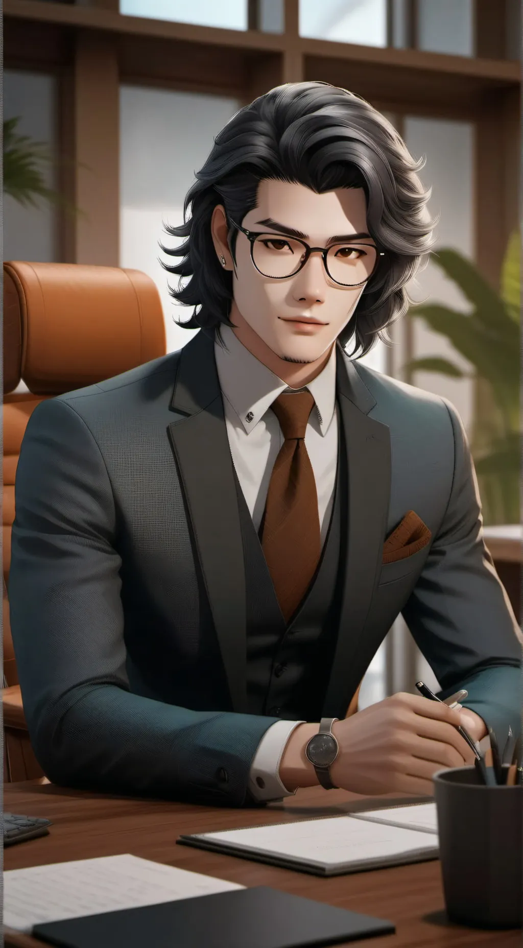 ai character: ☕ Hymie Zheng📋 background