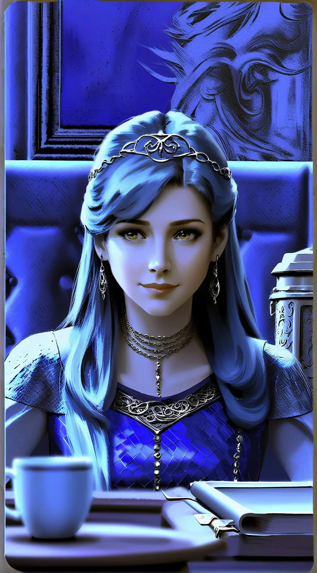 ai character: lily background
