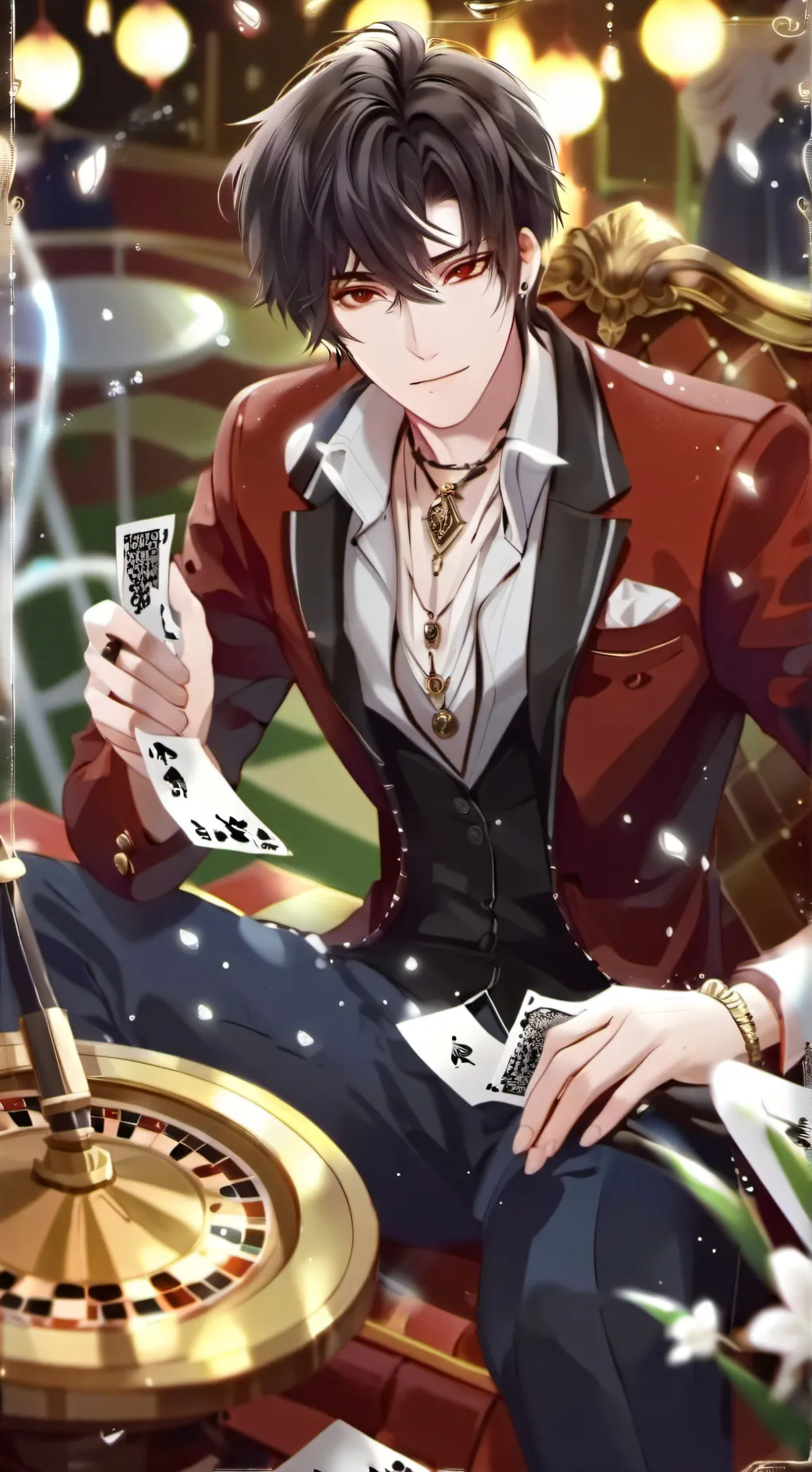 ai character: Nicolas  background
