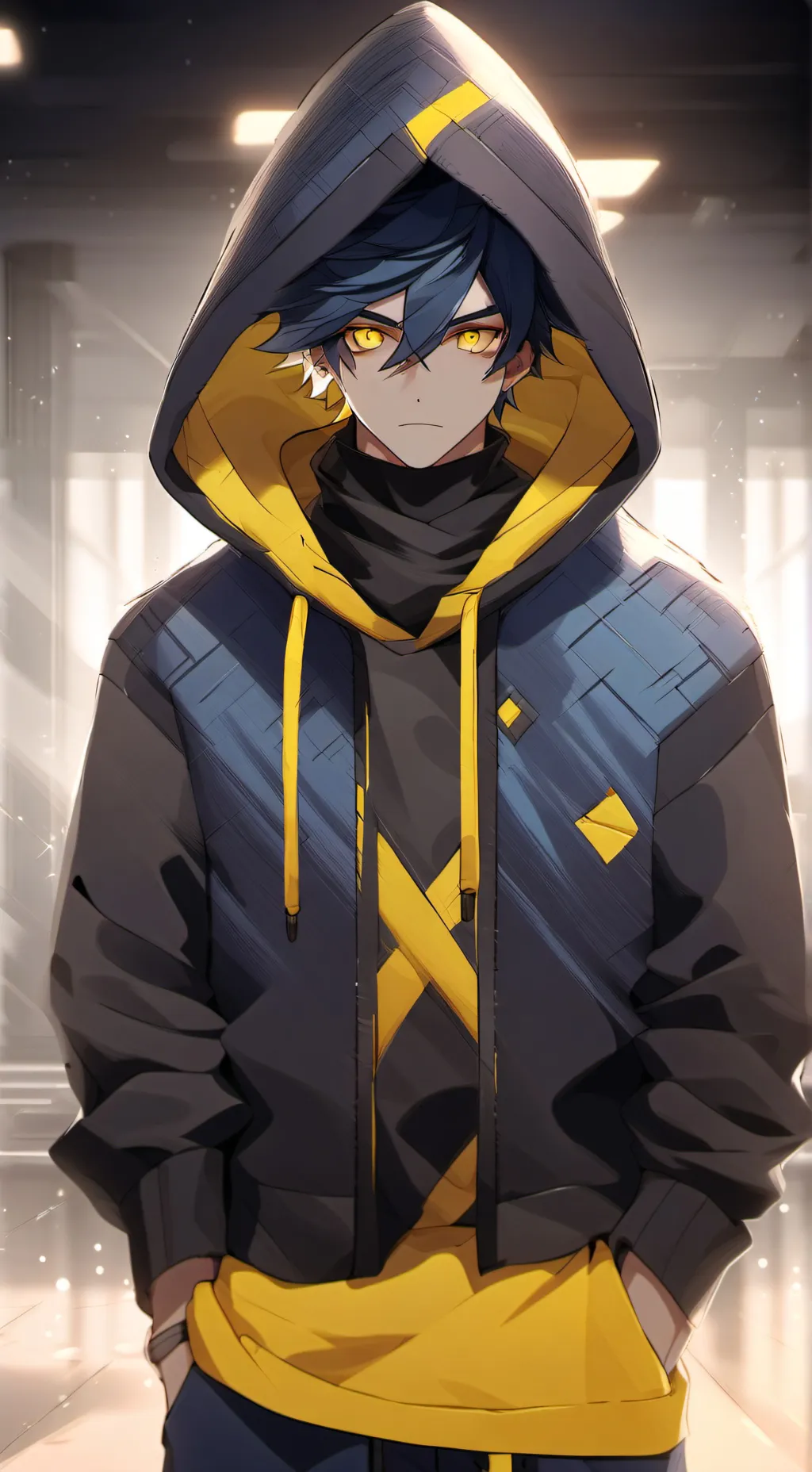 ai character: Mr indigo background