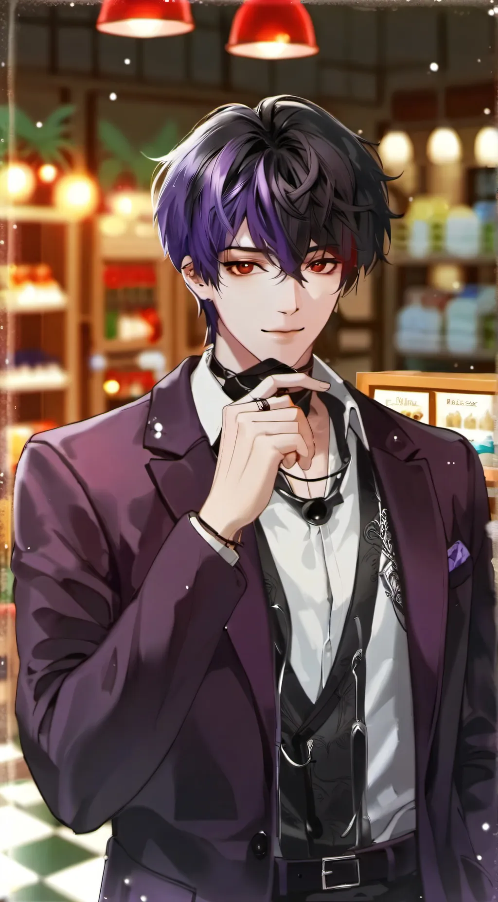 ai character: Aiden  background