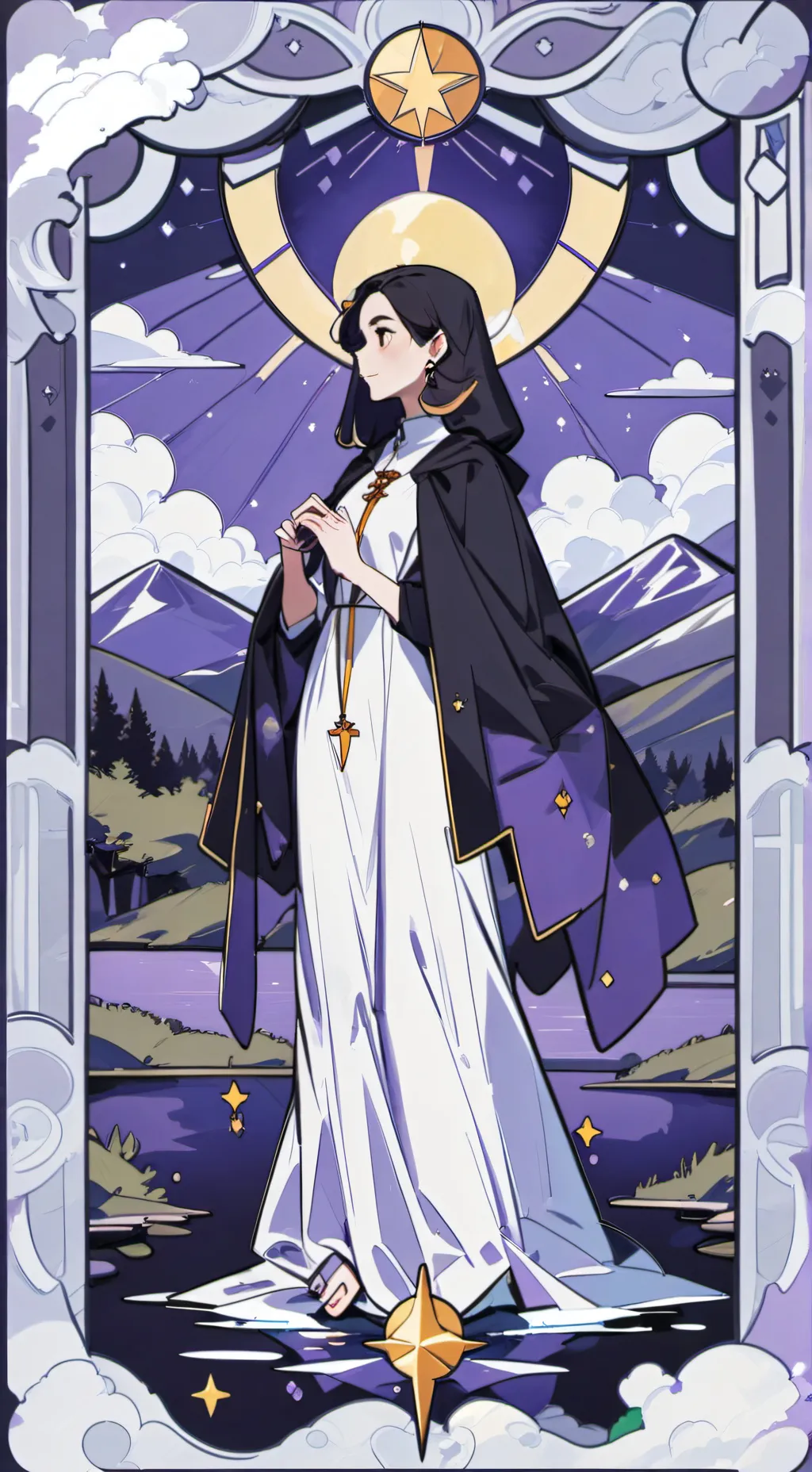 ai character: luna background