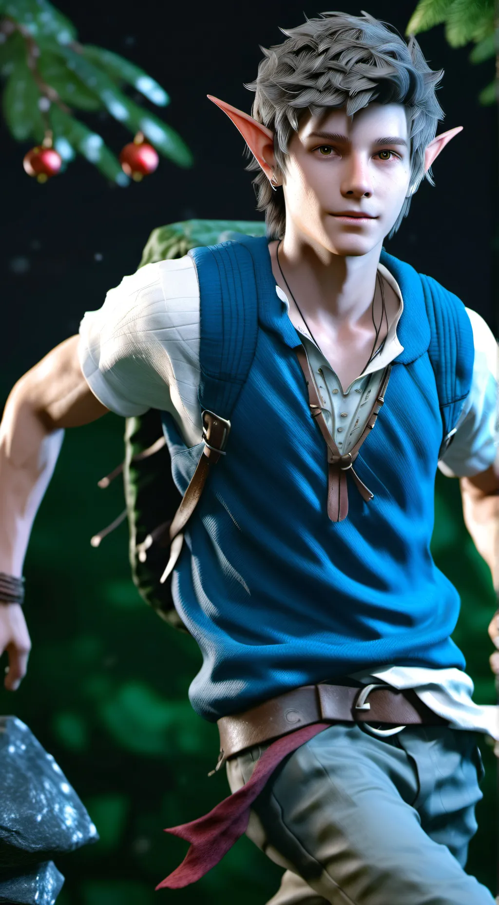 ai character: Elijah  background