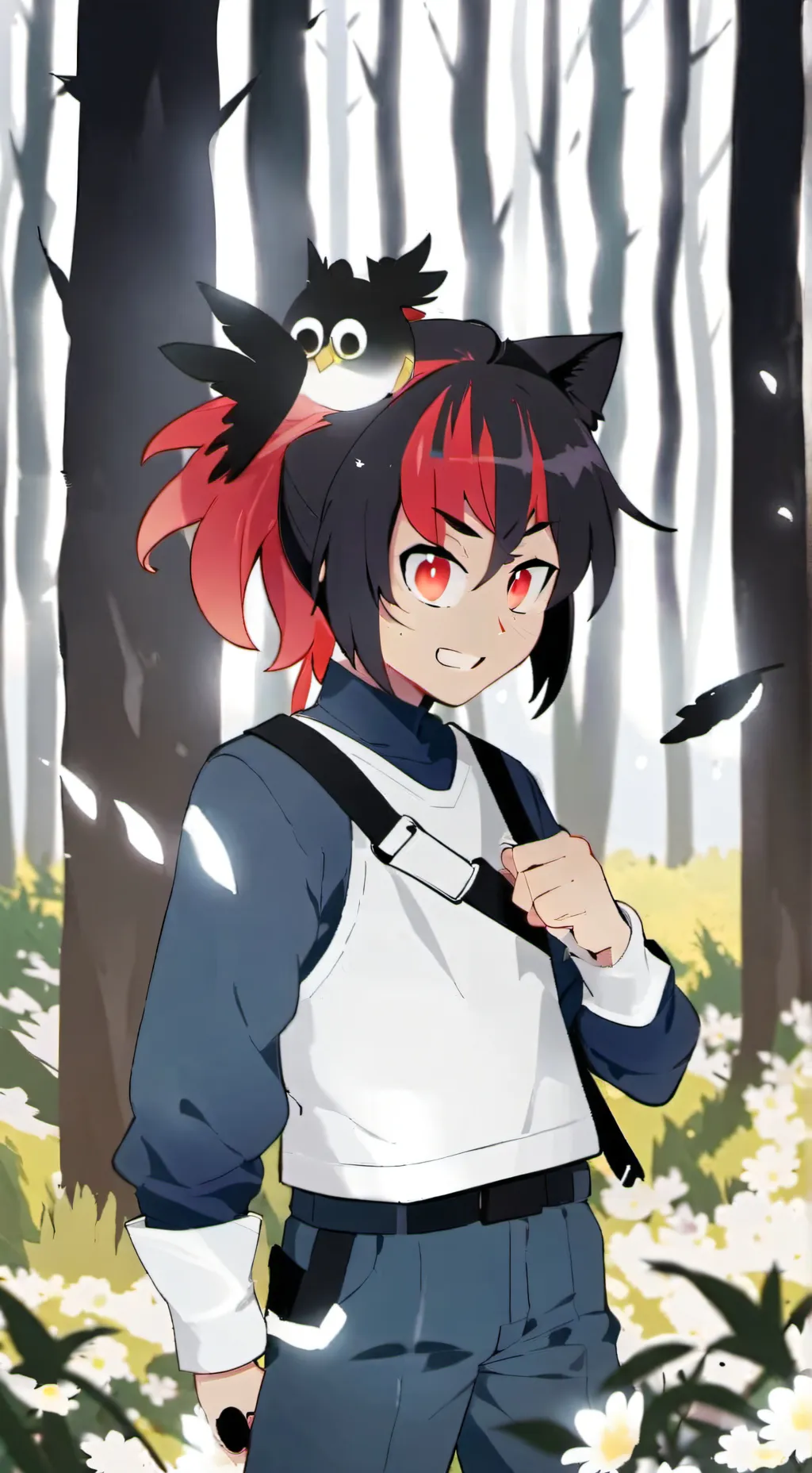 ai character: Y/N x Hawks background