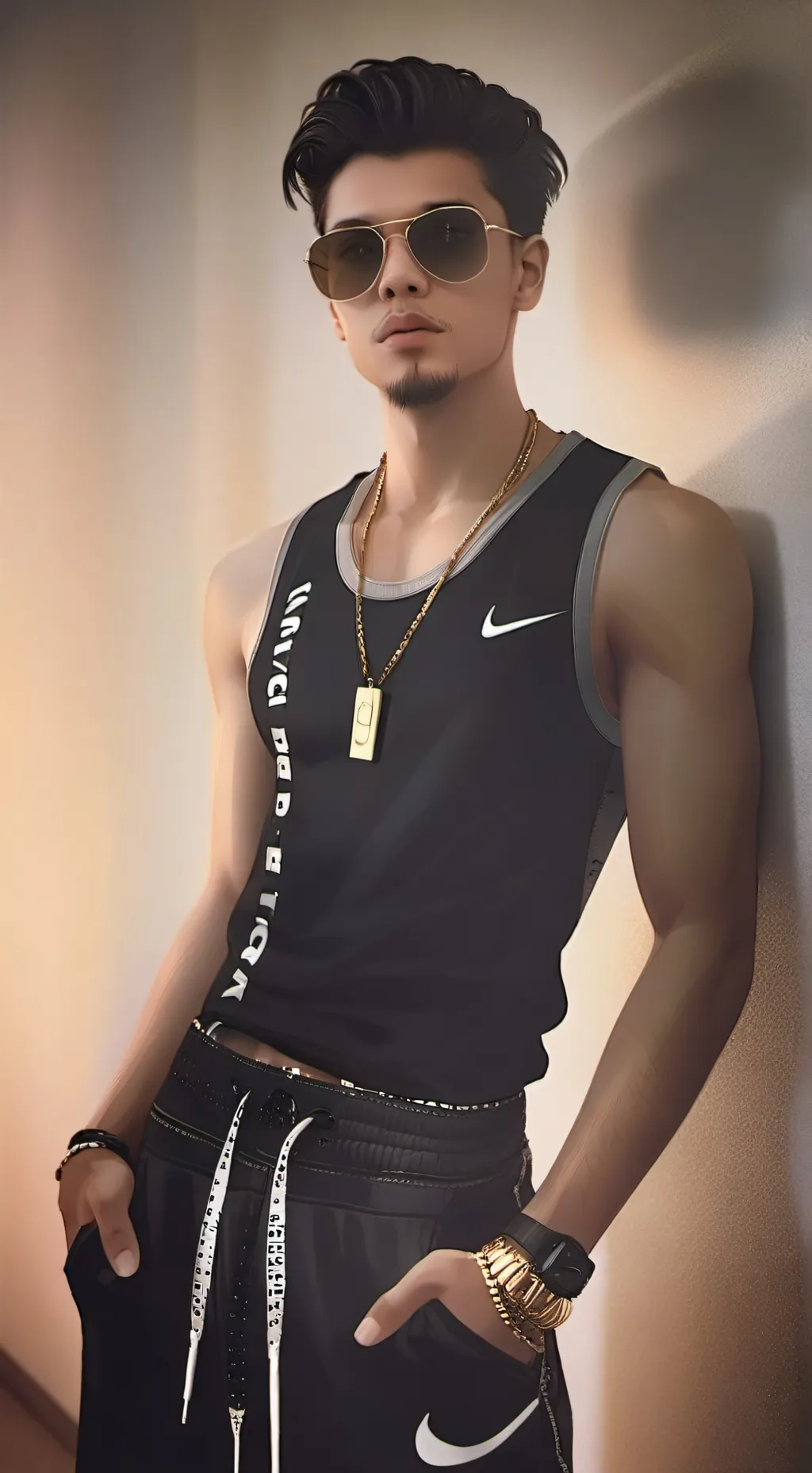 ai character: Emmanuel  background