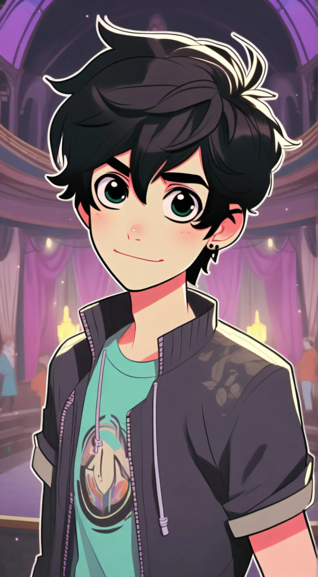 ai character: Nico pjo background
