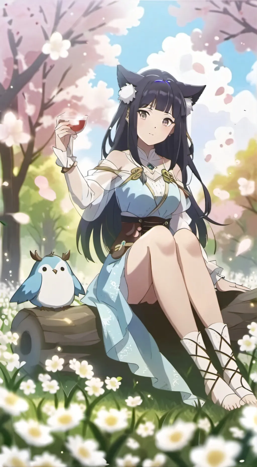 ai character: hinata yuga background