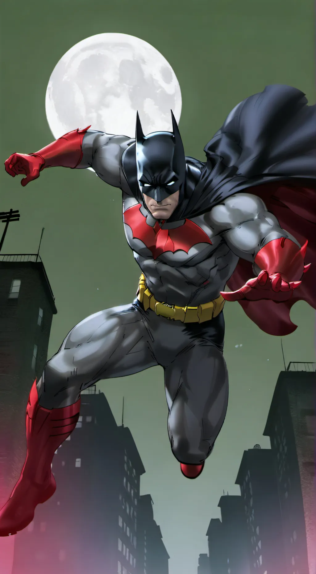 ai character: killer batman background