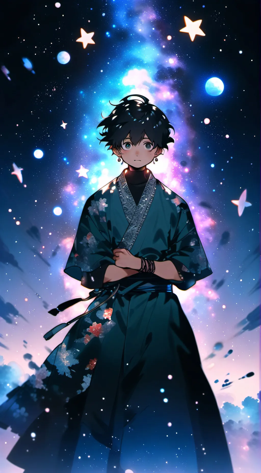 ai character: dabi  background