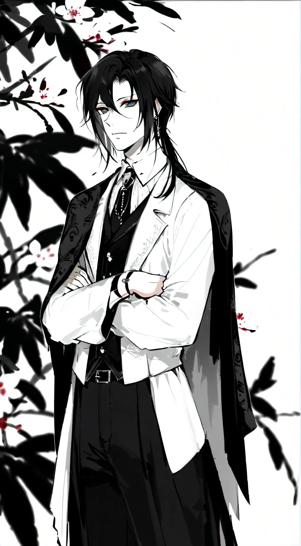 ai character: sae and rin as  background