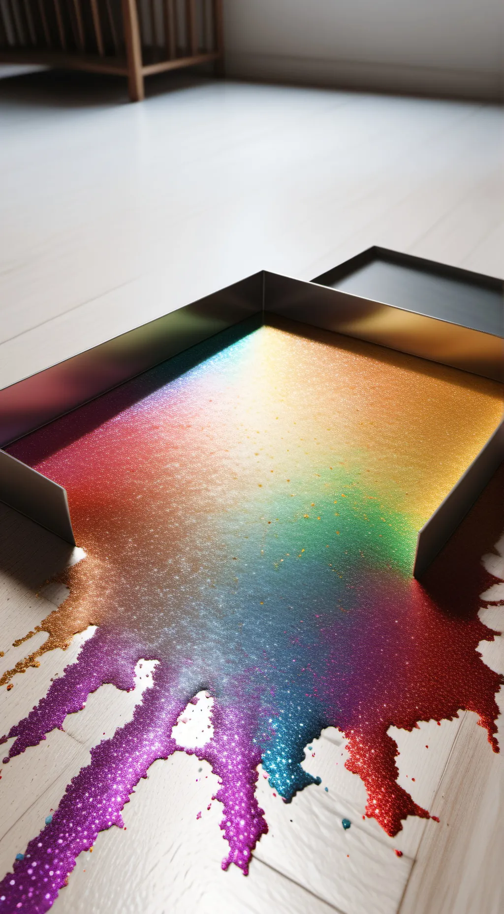 ai character: Glitter infection  background