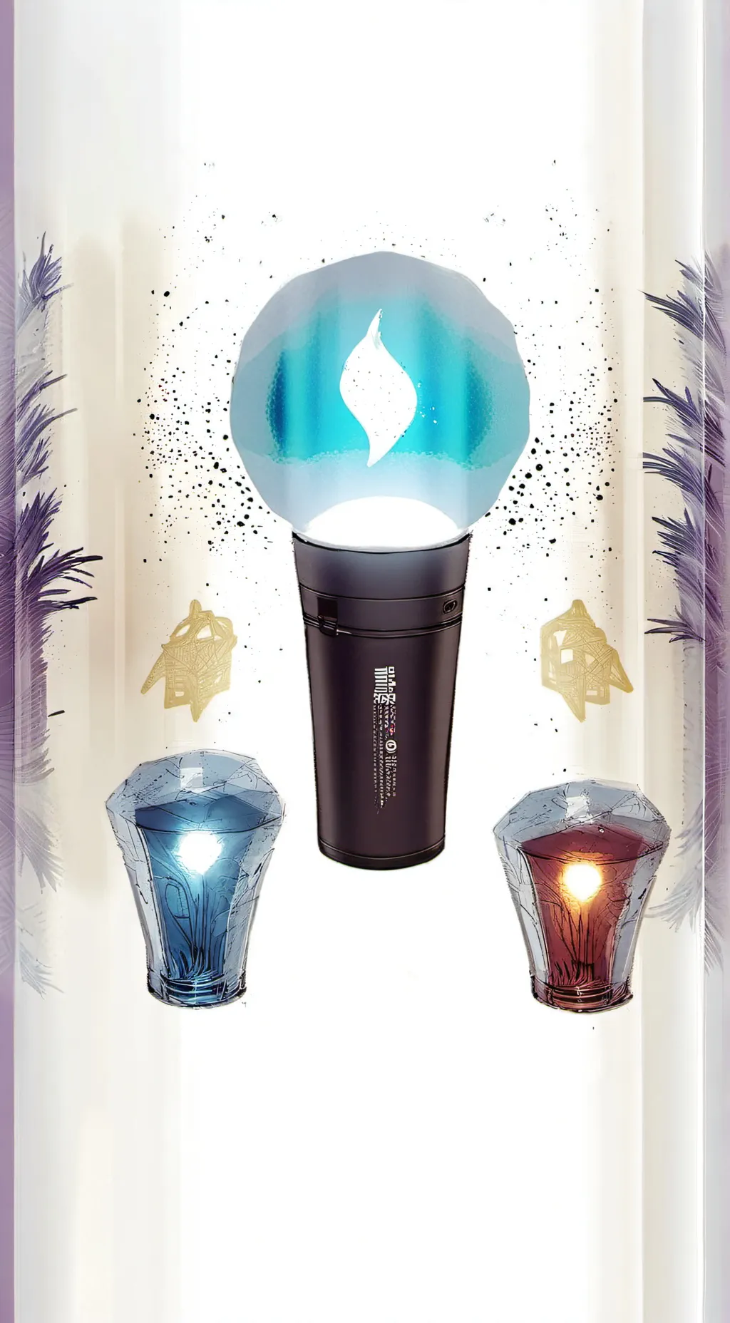 ai character: loja de lighstick  background