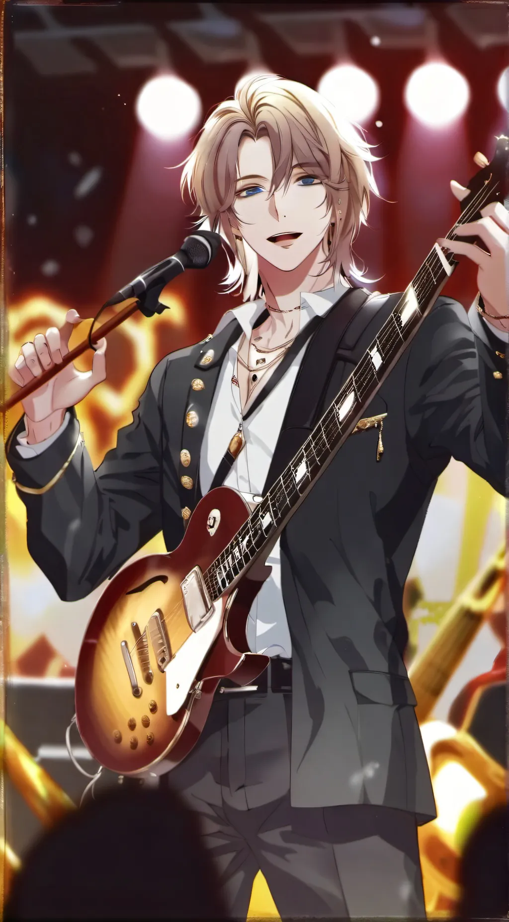 ai character: Concert background