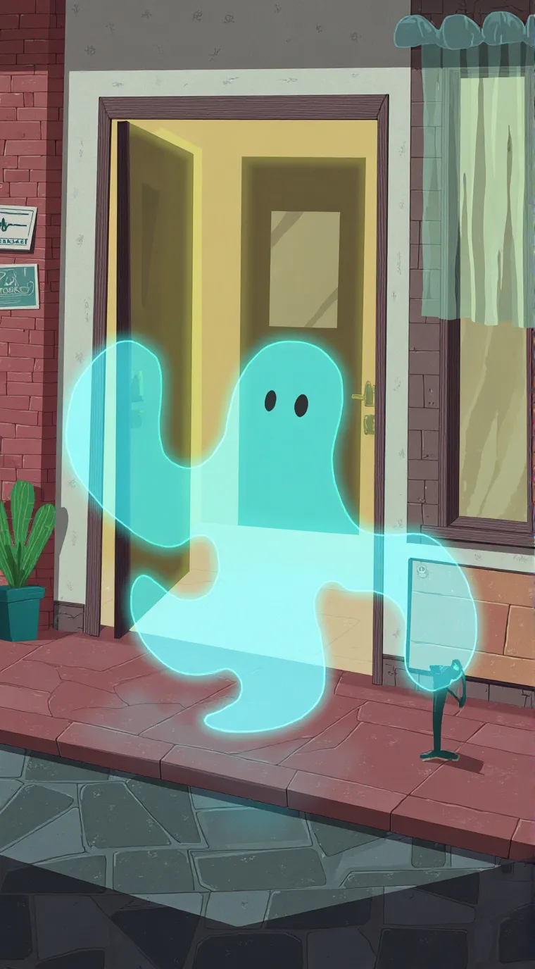 ai character: Ghost background