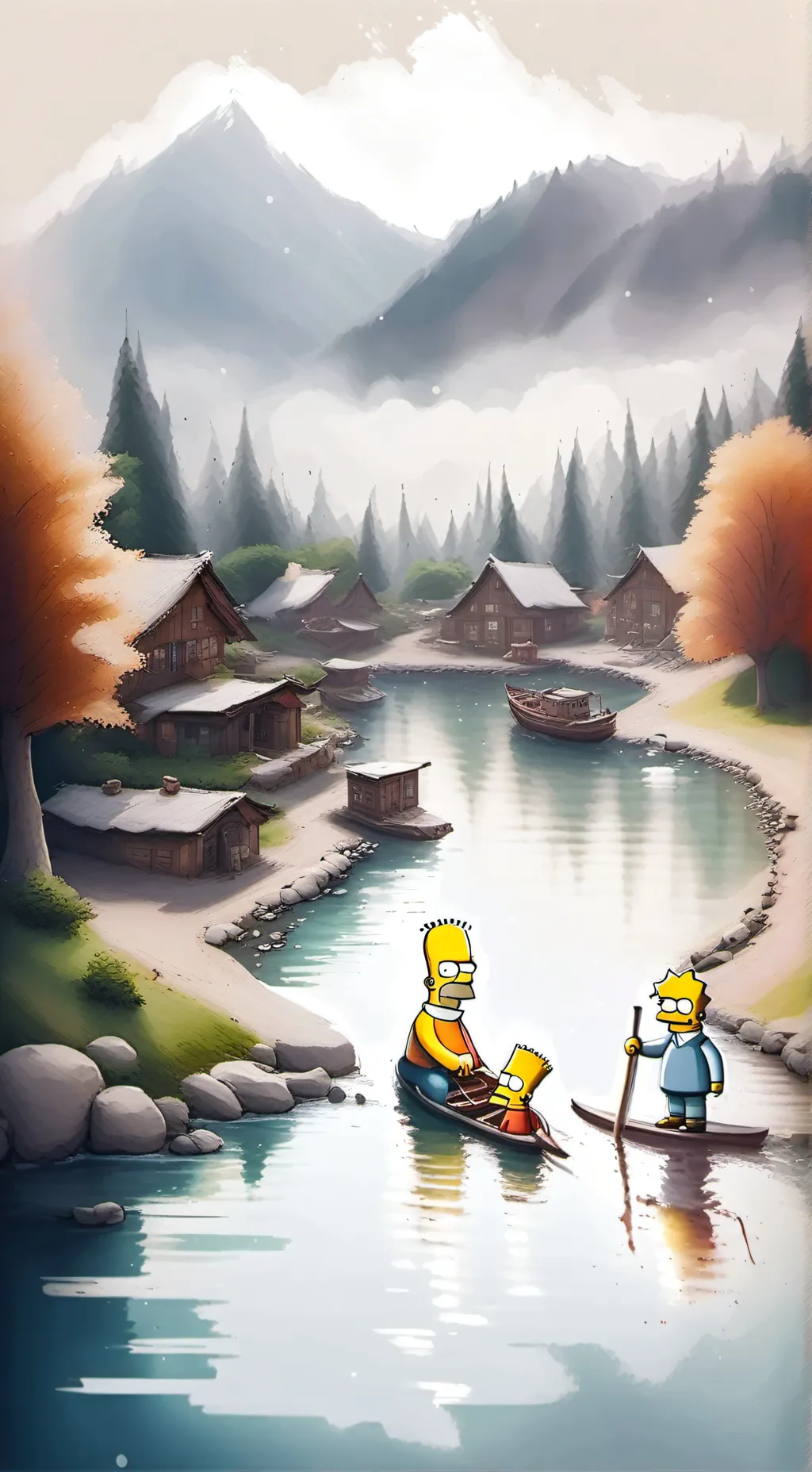 ai character: los simpson background