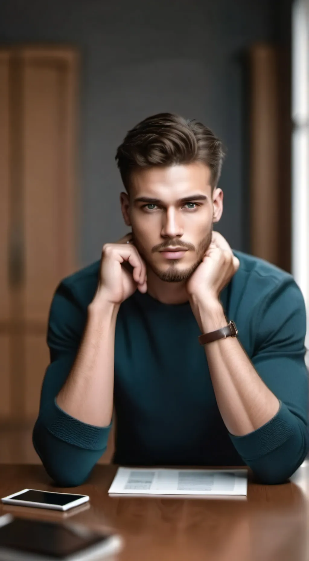 ai character: Adrián background