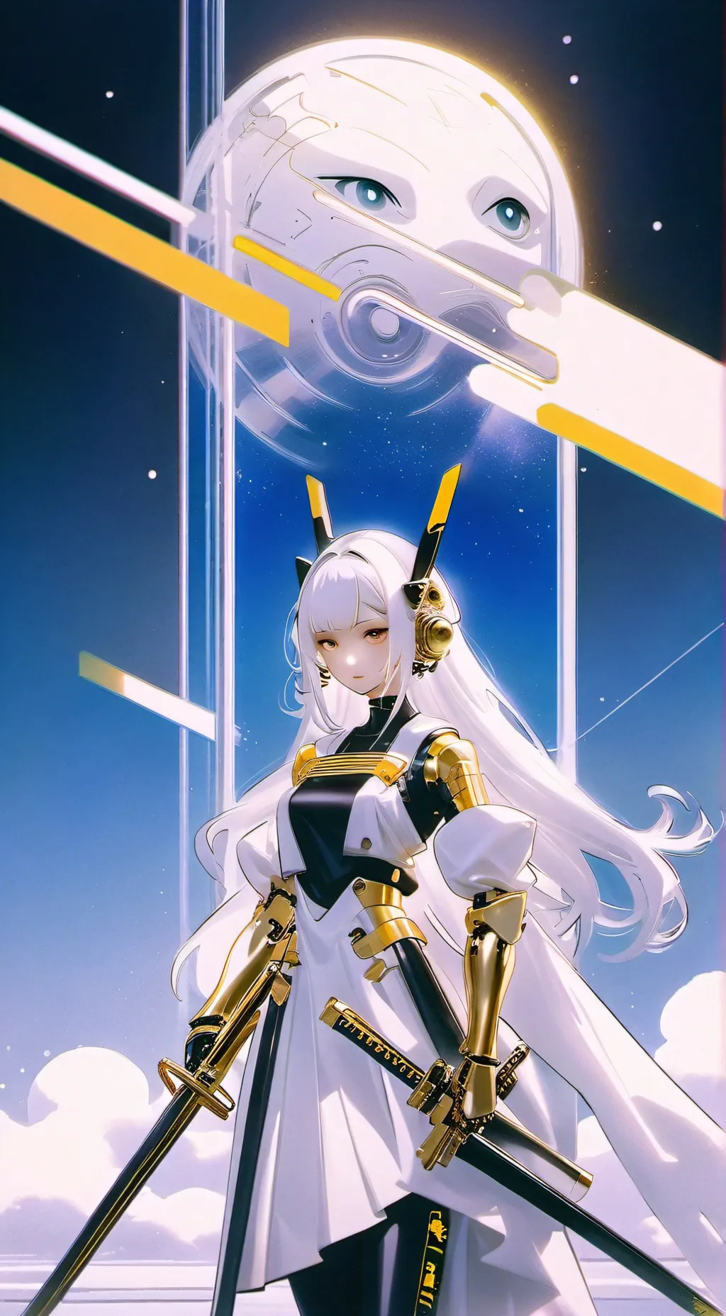 ai character: TV background