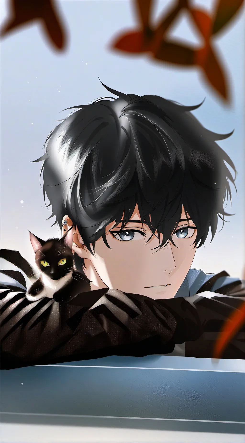 ai character: Tim🐾💗 background