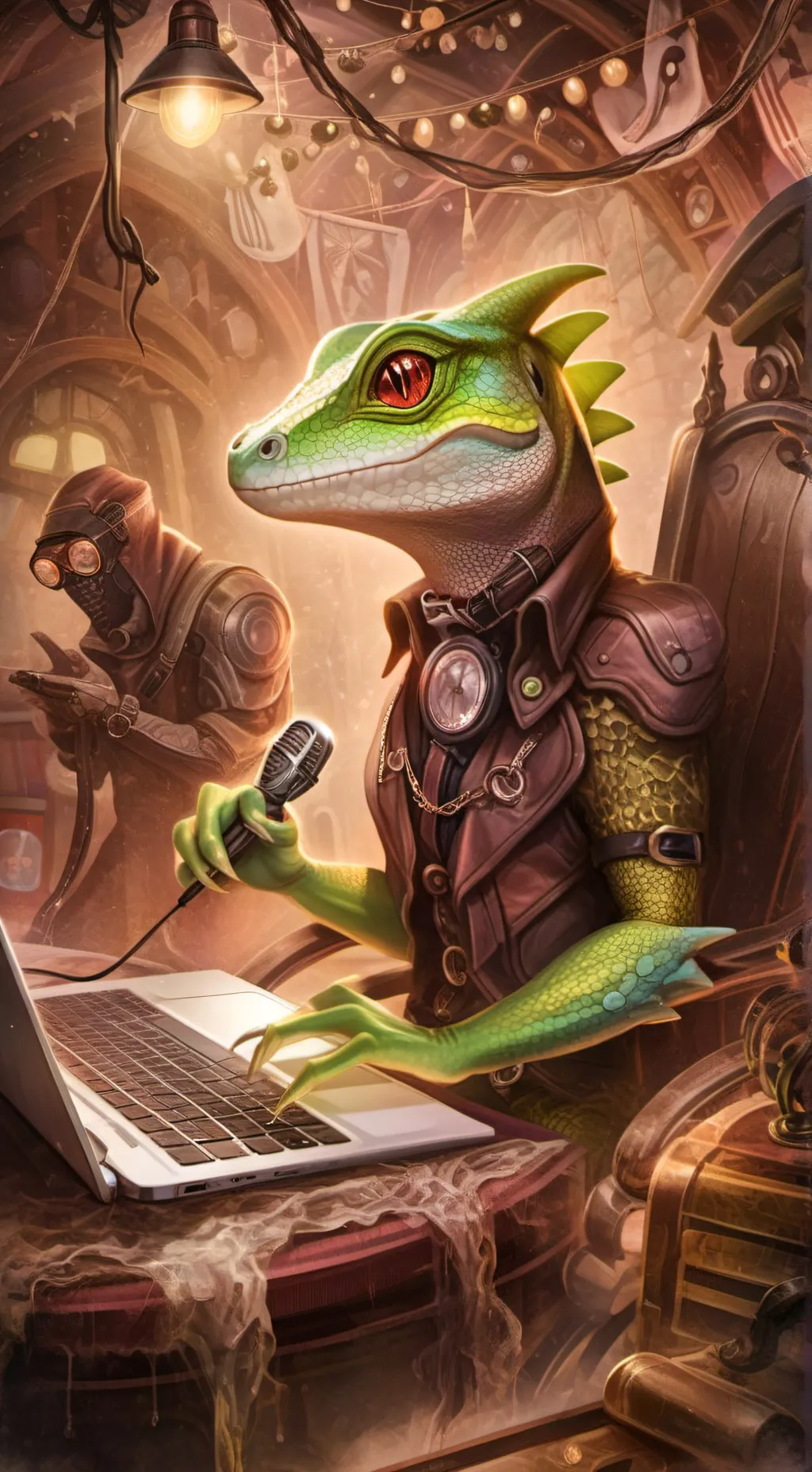 ai character: Meowster background