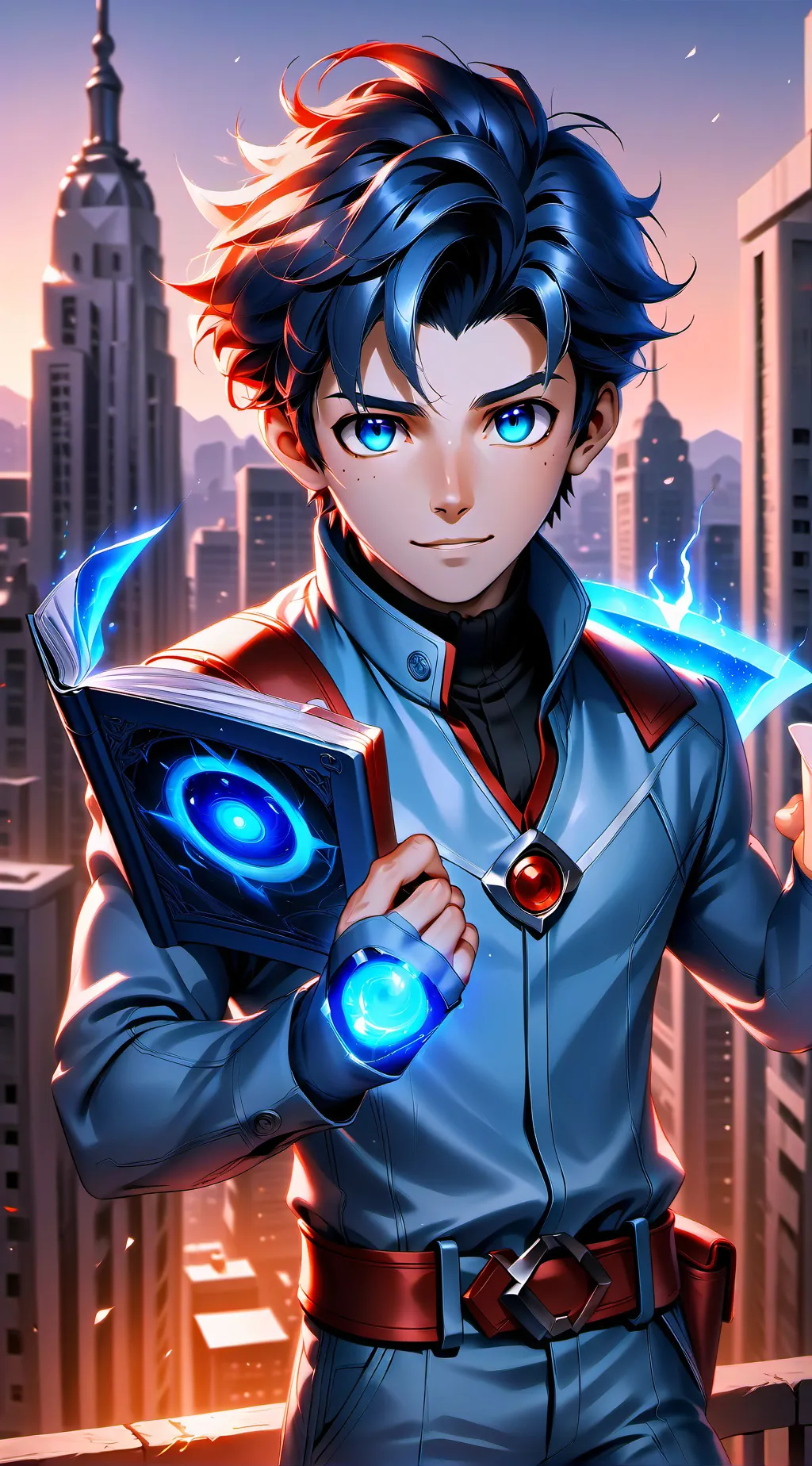 ai character: Gojo Son background