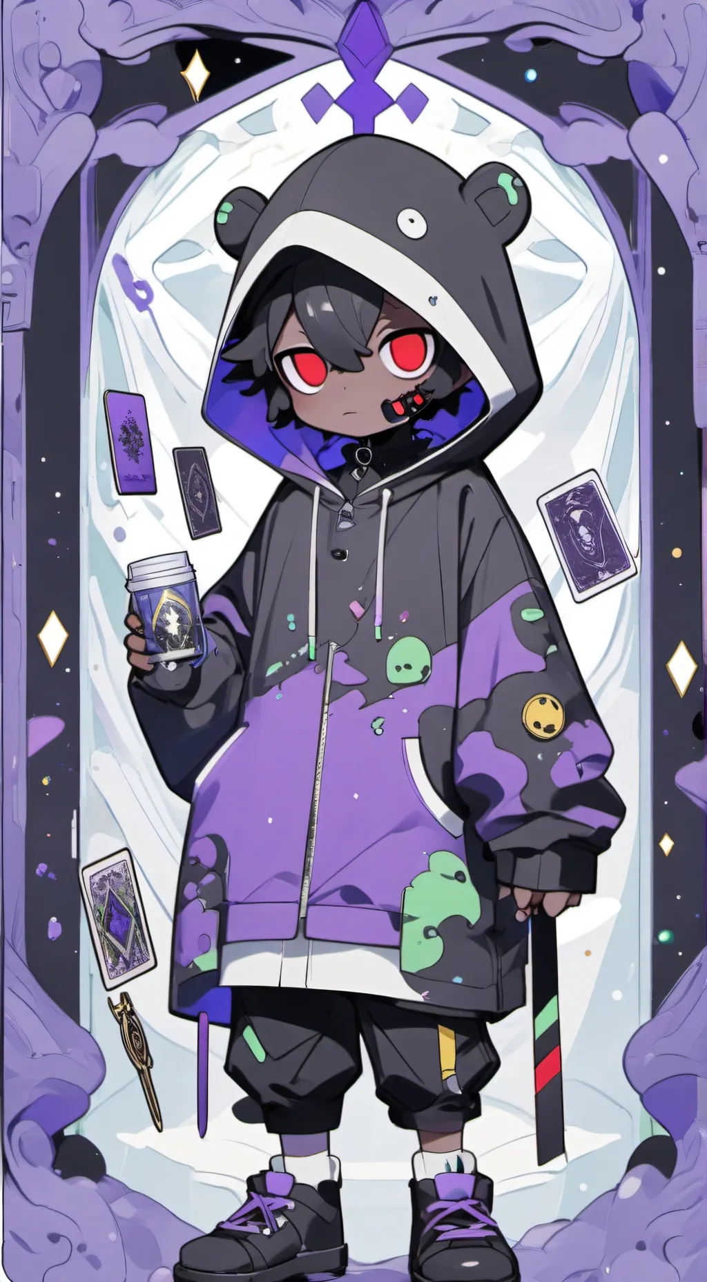 ai character: dw infection background