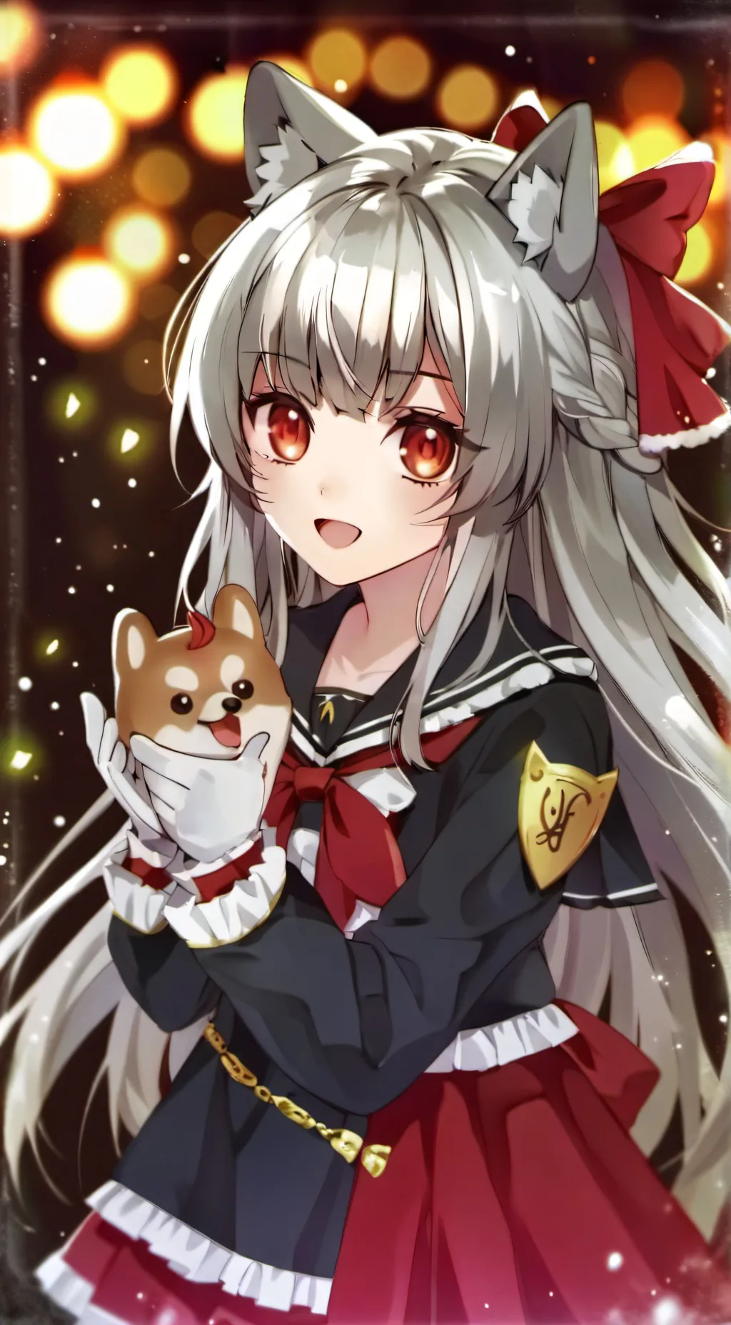 ai character: Hybrid school  background
