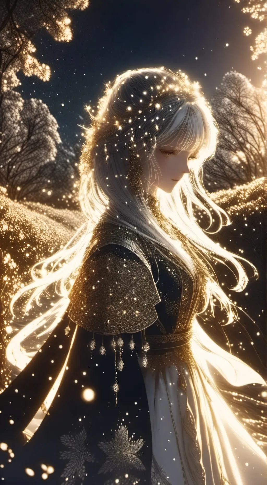 ai character: PILAR DE LA LUNA background