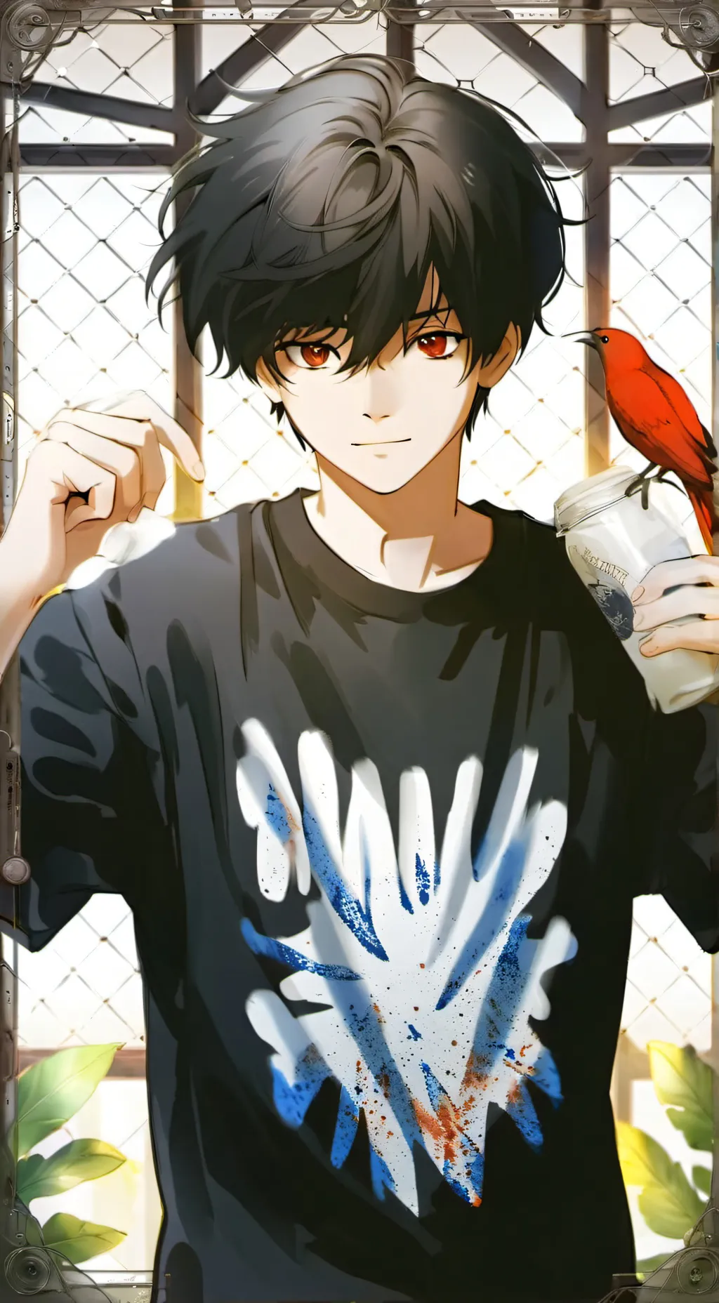 ai character: Tokoyami background